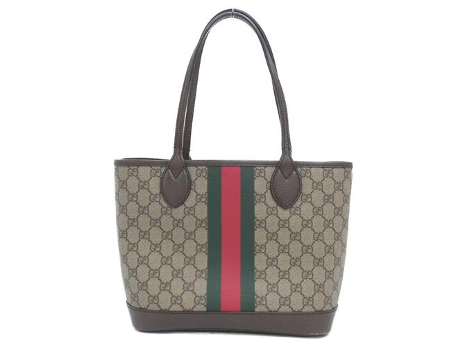 Bolsa Gucci Ophidia 726762 2AAAY Marrom Multicor Bege