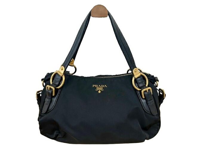 Sac à main Prada BR4261 en nylon noir