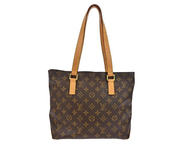 Louis Vuitton Cabas Piano Damier Ebene Marrom