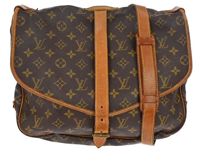 Louis Vuitton Saumur Monogram 35 Marron