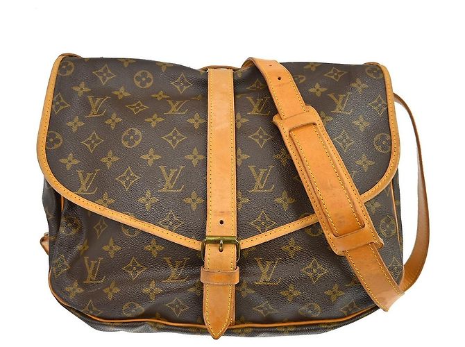 Louis Vuitton Saumur Monogram 35 Marron