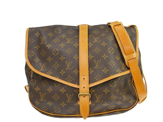Louis Vuitton Saumur Monogram 35 Marron