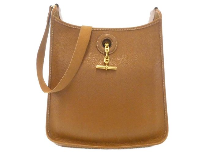 Hermès Bolso de hombro Hermes Vespa PM Dorado