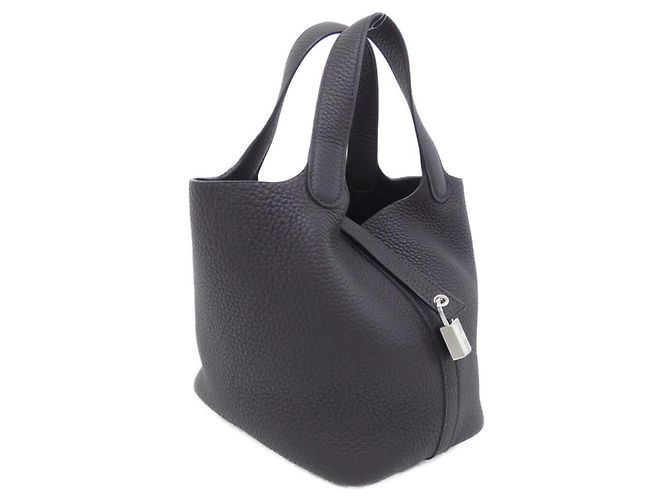 Hermès Bolsa Hermes Picotin Lock PM Roxo