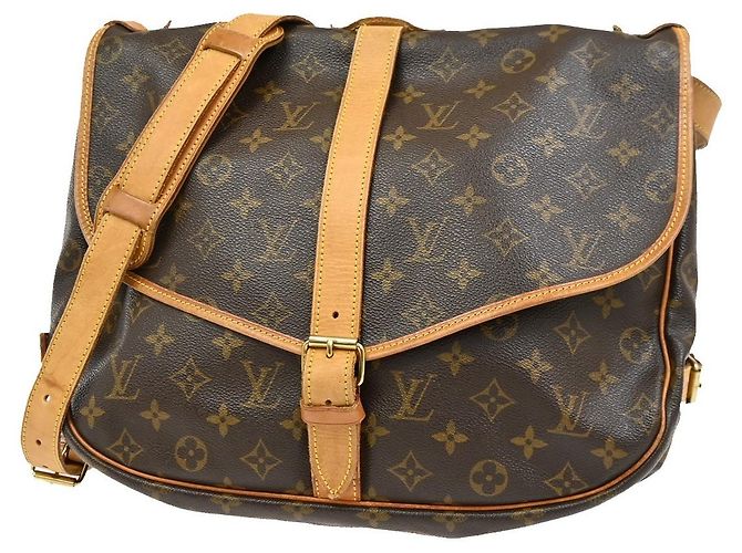 Louis Vuitton Saumur Monogram 35 Marrom