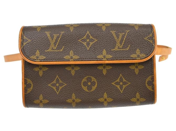 Louis Vuitton Florentine Canvas Medium Castaño