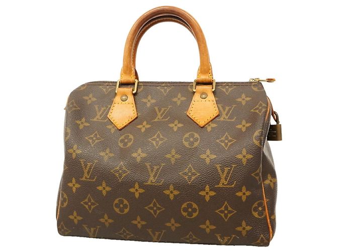 Louis Vuitton Monogram Speedy 25 Handtasche Braun