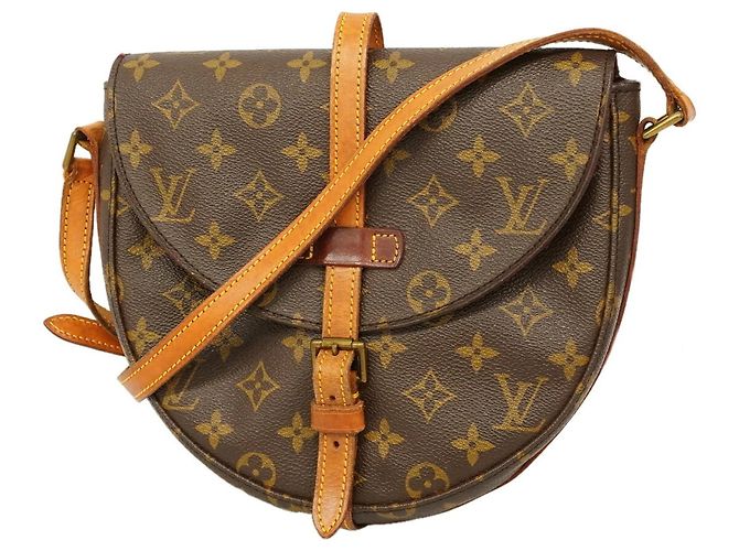 Borsa a tracolla Louis Vuitton Monogram Chantilly MM Marrone