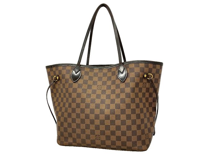 Borsa Tote Louis Vuitton Damier Neverfull MM N51105 Ebene Damier ebene