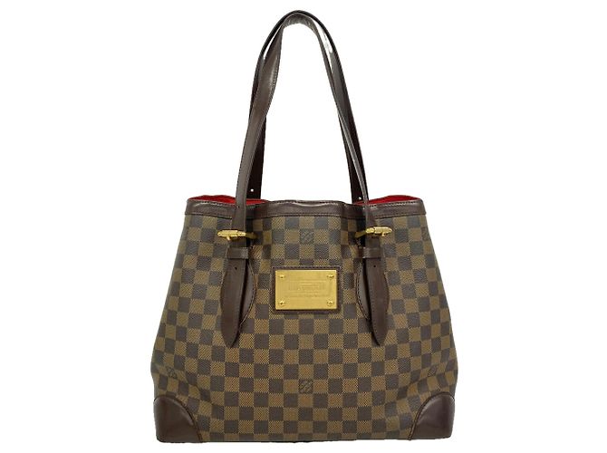Louis Vuitton Damier Hampstead MM Tote Bag Damier ebene
