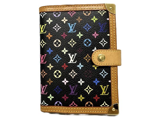 Louis Vuitton Multicolor Agenda PM Notebook Cover Nero Multicolore