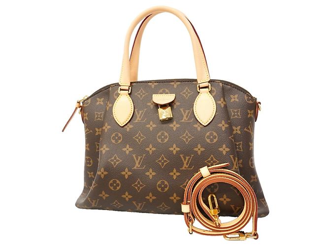 Borsa Louis Vuitton Monogram Rivoli MM Marrone