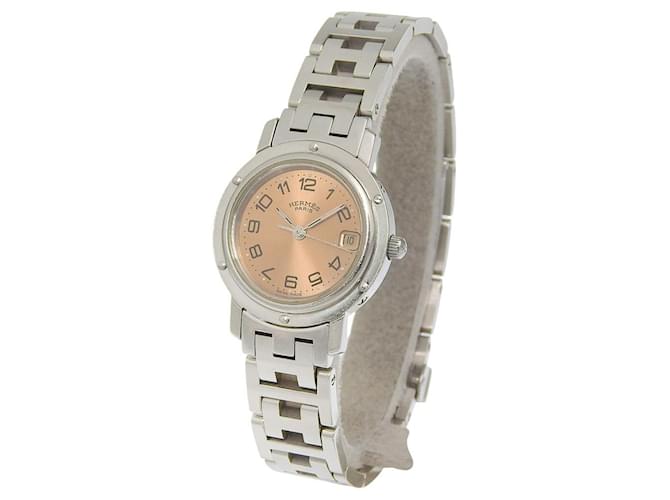 Hermès Hermes Clipper Quartz Stainless Steel 24 