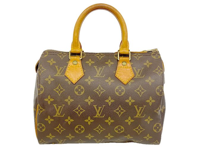 Louis Vuitton Monogram Speedy 25 Handtasche Braun