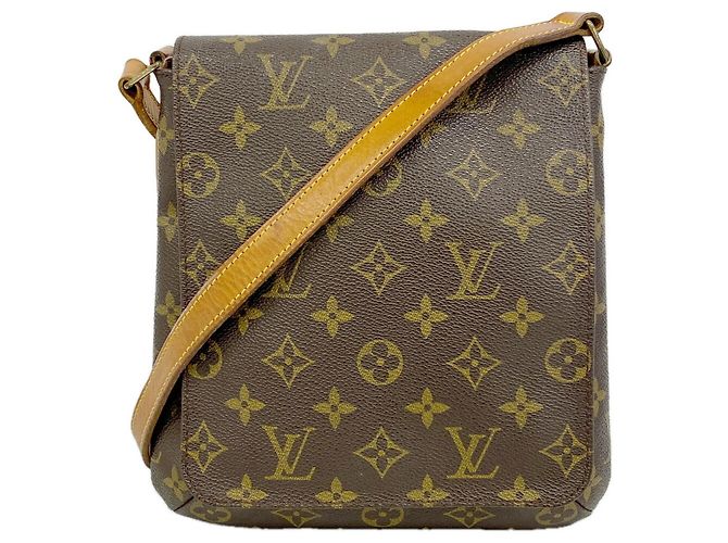 Sac à épaule Louis Vuitton Monogram Musette Salsa Marron