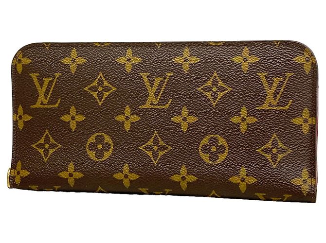 Cartera larga Louis Vuitton Monogram Insolite Castaño