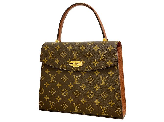 Borsa Louis Vuitton Monogram Malesherbes Marrone