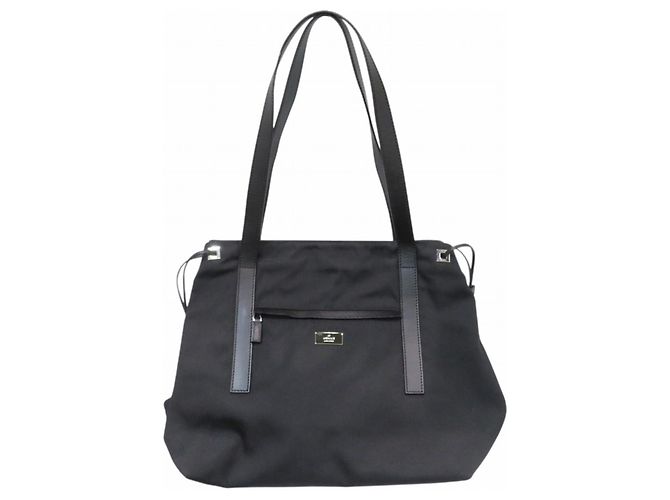 Gucci Nylon Tote Bag Schwarz