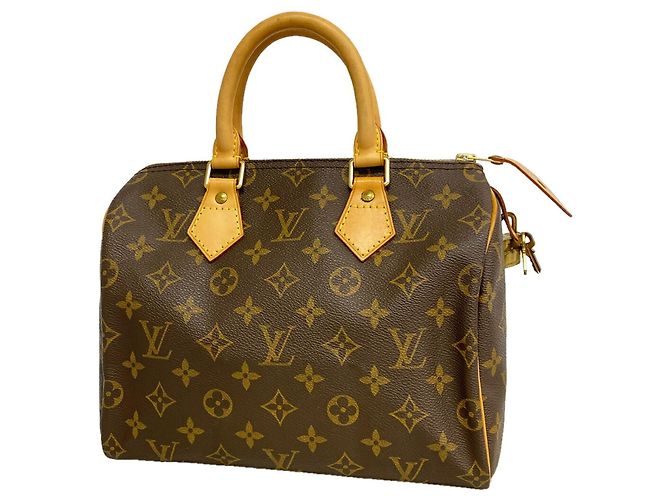 Louis Vuitton Monogram Speedy 25 Handtasche Braun