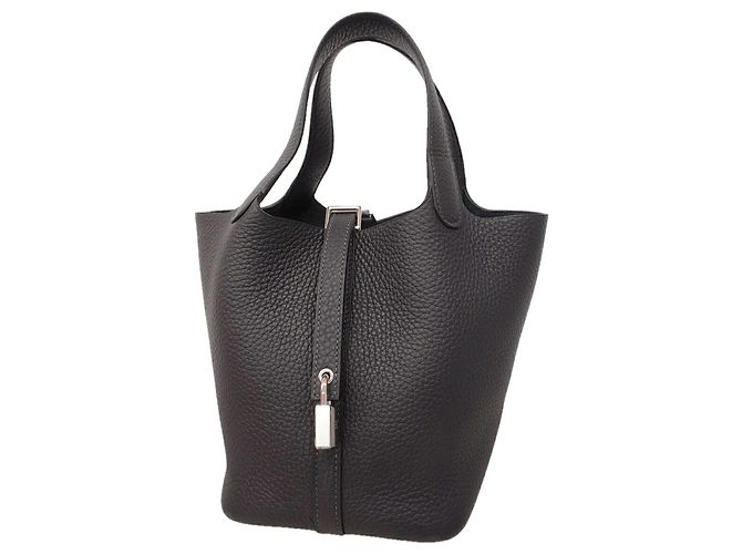 Hermès Bolsa Hermes Picotin Lock PM Preto