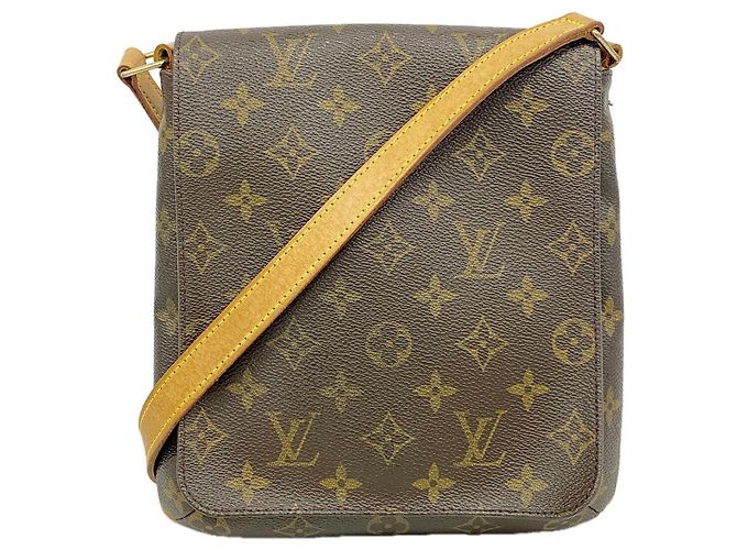 Borsa a tracolla Louis Vuitton Monogram Musette Salsa Marrone