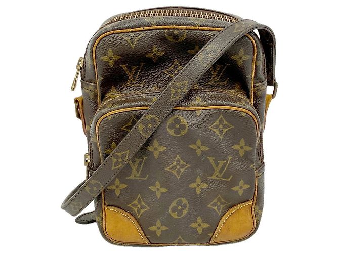 Borsa a tracolla Louis Vuitton Monogram Amazon Marrone