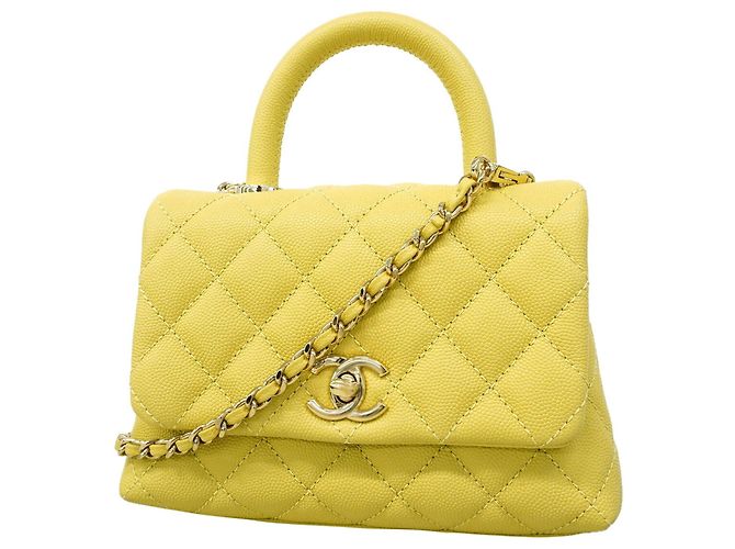 Borsa Chanel gialla Giallo