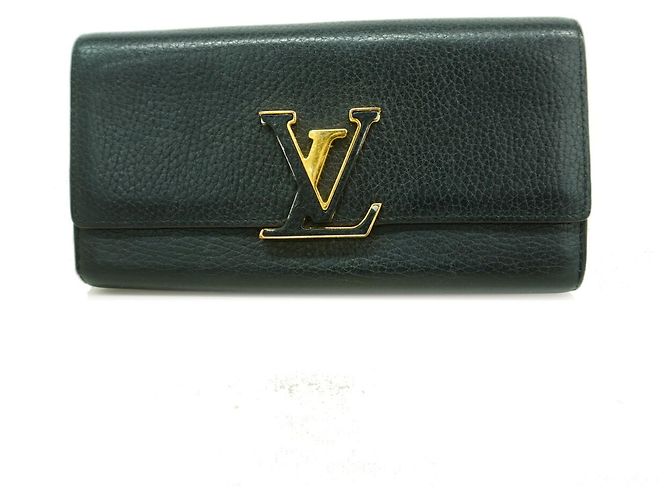 Cartera larga Louis Vuitton en Noir Negro