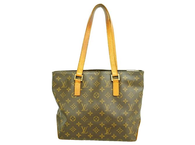 Borsa Cabas Piano Monogram Louis Vuitton M51148 Marrone