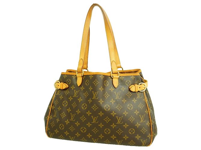 Louis Vuitton Monogram Batignolles Horizontal Tote Bag Braun