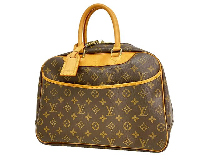 Borsa Louis Vuitton Monogram Deauville Marrone