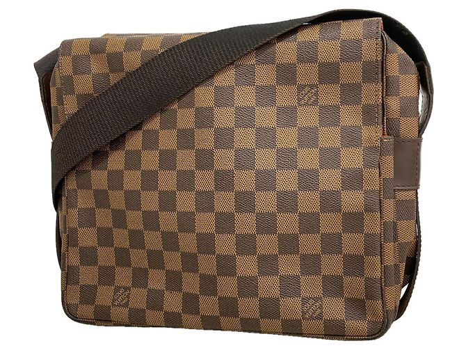 Sac à bandoulière Louis Vuitton Damier Naviglio N45255 Ebene Damier ebène