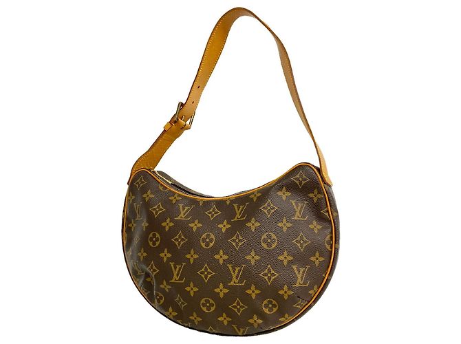 Borsa a tracolla Louis Vuitton Monogram Croissant MM Marrone