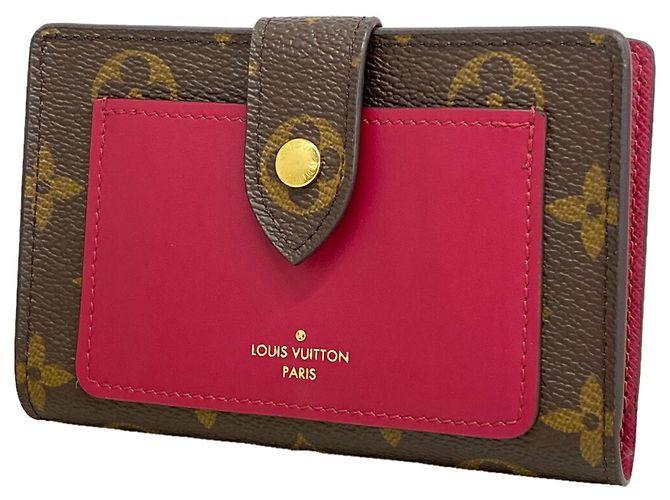 Louis Vuitton Monogram Portefeuille Juliette Wallet Castaño Fucsia