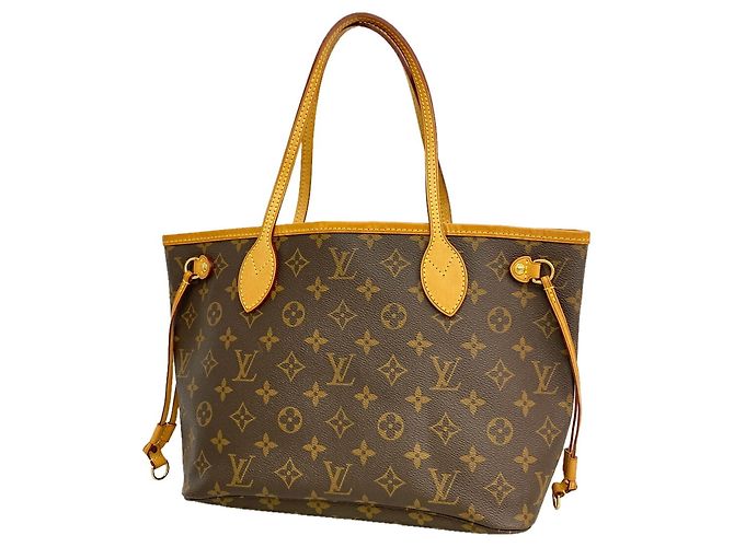 Saco Tote Louis Vuitton Monogram Neverfull PM Marrom