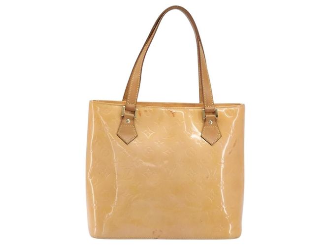Louis Vuitton Houston Monogram Vernis Beige