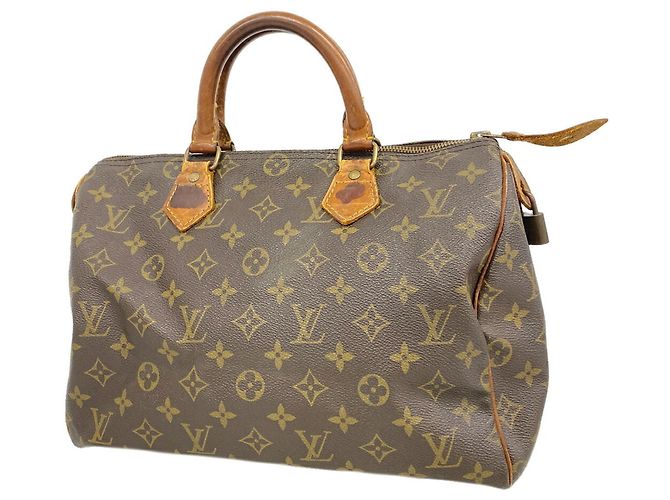 Bolsa Louis Vuitton Monogram Speedy 30 Marrom