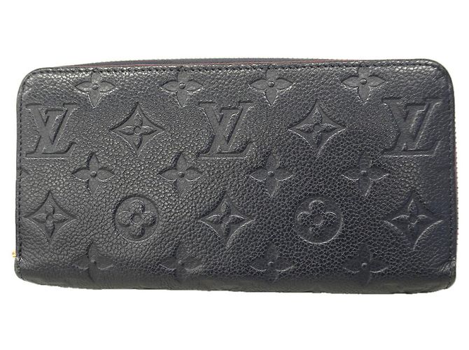Louis Vuitton Monogram Empreinte Zippy Wallet Rot