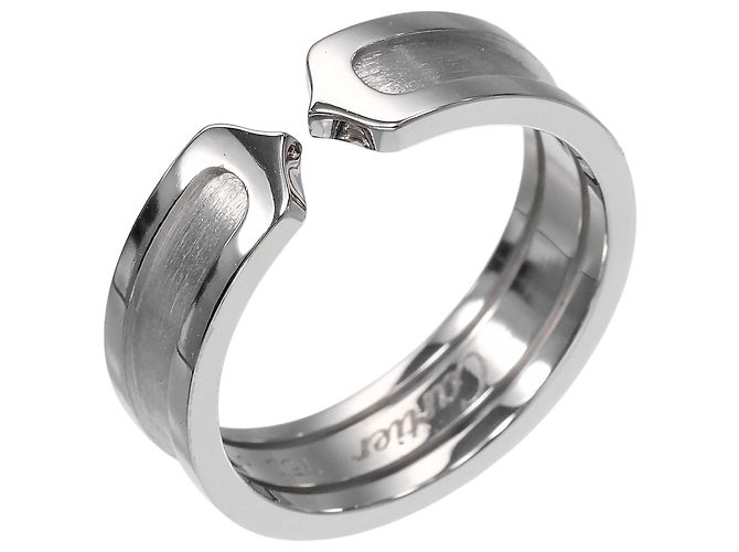 Anello Cartier 2C in oro bianco