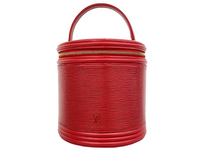 Sac Vanity Louis Vuitton Epi Cannes Rouge