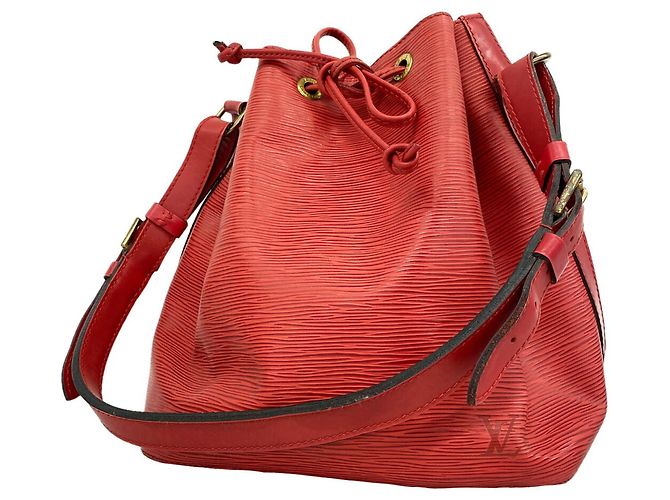 Noe Borsa a tracolla Louis Vuitton Epi Petit Noé Rosso
