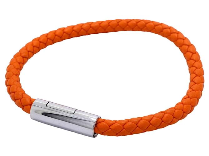 Hermès Hermes Goliath Charm Bracelet Silvery Orange 