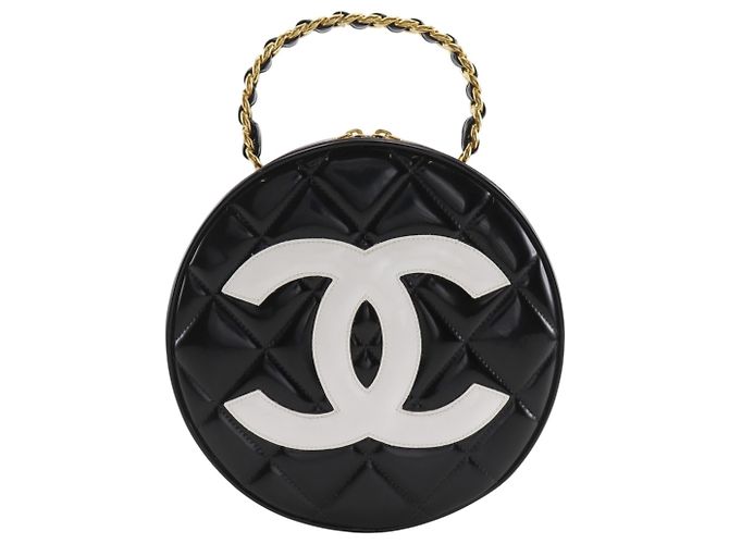 Chanel Vanity Handtasche Schwarz