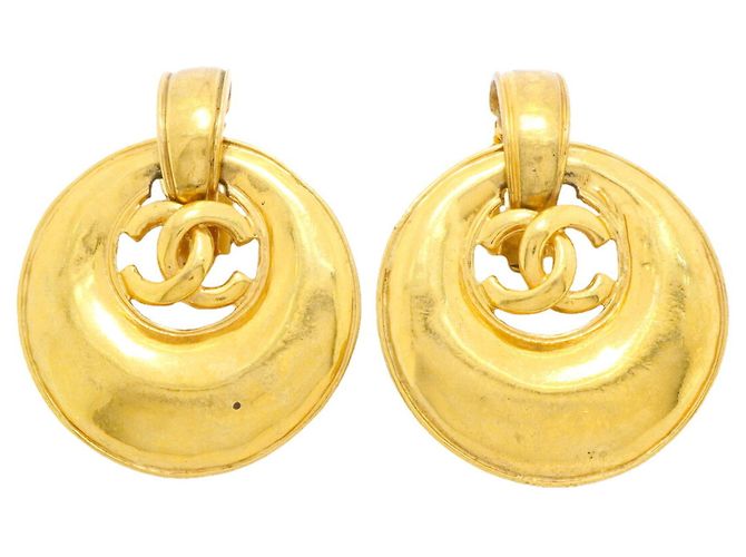 Orecchini a clip Chanel Gold D'oro