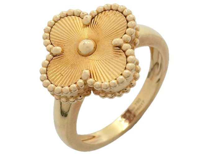 Anello Van Cleef & Arpels Alhambra Guilloché 