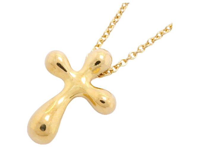 Collana Croce Small Tiffany & Co. in oro giallo 18K