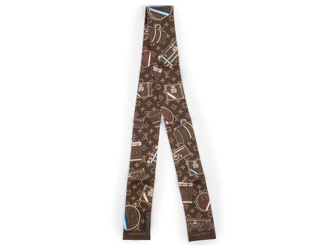 Pañuelo Bandeau Trunk Louis Vuitton Castaño