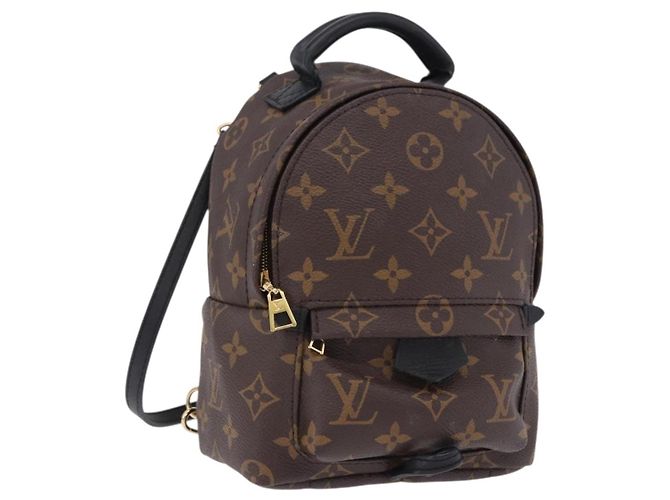 LOUIS VUITTON Monogram Palm Springs MINI Backpack M44873 LV Auth 195585V