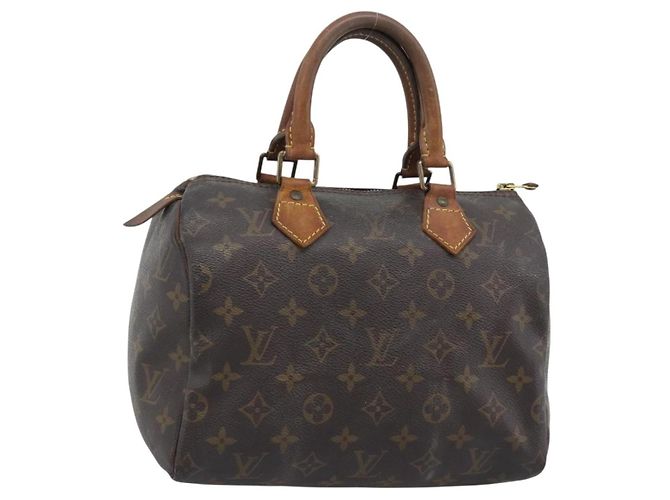Bolsa de mão LOUIS VUITTON Monogram Speedy 25 M41528 LV Auth 196034
