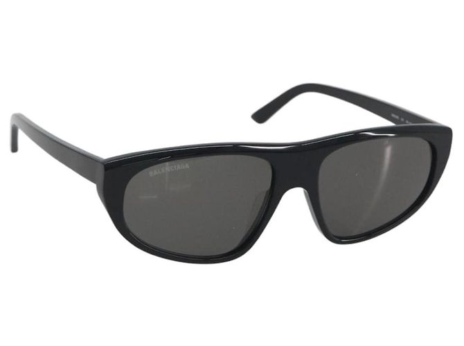 Gafas de sol BALENCIAGA Plástico Negro Blanco Auth bs36465